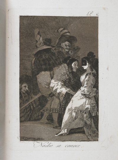 Planche de Los Caprichos, 1797-1798 - Francisco de Goya